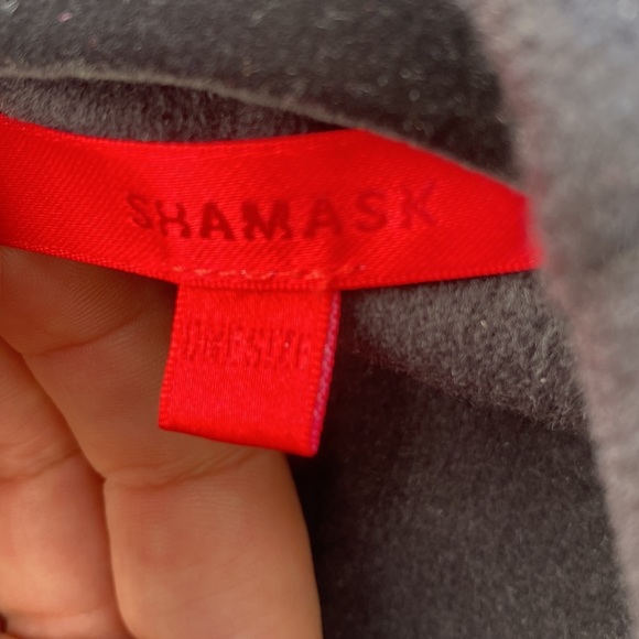 Shamask Cashmere and wool thick black fringe cape - Picture 11 of 14